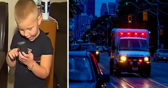 Modig 3-åring med talsvårigheter ringer efter ambulans när hans mamma kollapsar!