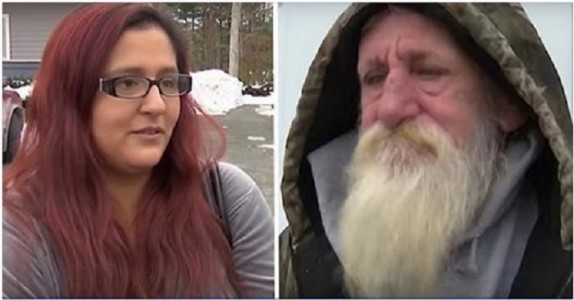 Kämpande ensamstående mamma vinner på lotto! Vad hon gör DÅ för den sorgsna hemlösa mannen? OTROLIGT!