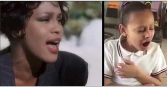 Blind flicka med autism som sjunger Whitney Houston kommer få dig att gråta!