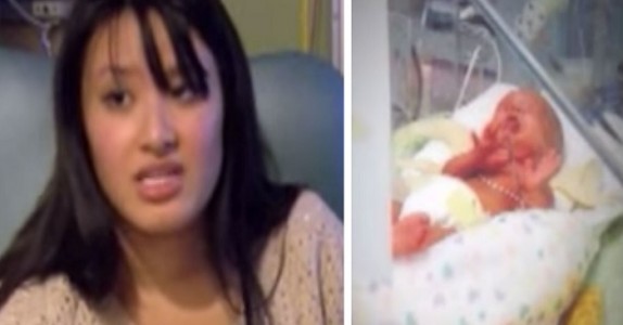 Mammans komplicerade graviditet får henne att föda så tidigt att hennes lilla son bara väger 360 gram!!